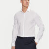 Calvin Klein Риза Non Iron Tonal Strct Slim Shirt K10K113848 Бял Regular Fit за Мъже цена
