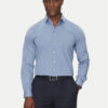 Calvin Klein Риза Poplin Stretch Slim Shirt K10K108229 Син Slim Fit за Мъже цена