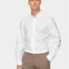 Calvin Klein Риза K10K113211 Бял Slim Fit за Мъже цена