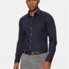 Calvin Klein Риза K10K108426 Тъмносин Slim Fit за Мъже цена