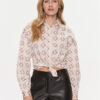 Guess Риза Dea W4RH59 WE2Q0 Бежов Relaxed Fit за Жени цена