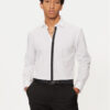 Hugo Риза Keidi 50524849 Бял Slim Fit за Мъже цена
