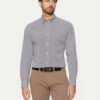 Jack&Jones Риза Matheo 12261090 Сив Slim Fit за Мъже цена