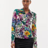 Just Cavalli Риза 76PAL228 Цветен Slim Fit за Жени цена