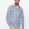 Lindbergh Риза 30-203400 Син Regular Fit за Мъже цена