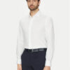 Michael Kors Риза MK0DS01501 Бял Slim Fit за Мъже цена
