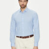 Michael Kors Риза MD0MD91392 Светлосиньо Slim Fit за Мъже цена