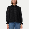 Pieces Риза Pina 17154276 Черен Regular Fit за Жени цена
