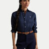 Polo Ralph Lauren Риза 211970730002 Тъмносин Classic Fit за Жени цена