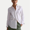 Polo Ralph Lauren Риза 211941509002 Бял Slim Fit за Жени цена