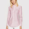 Polo Ralph Lauren Риза Oxford 211664416 Розов Slim Fit за Жени цена