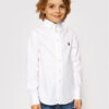 Polo Ralph Lauren Риза 323819238001 Бял Slim Fit за Момчета цена