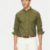 Polo Ralph Lauren Риза 710960643001 Каки Slim Fit за Мъже цена