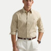 Polo Ralph Lauren Риза 710929346014 Бежов Custom Fit за Мъже цена