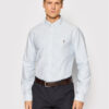 Polo Ralph Lauren Риза Core Replen 710549084 Син Slim Fit за Мъже цена