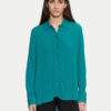 Sisley Риза 5ZMZLQ07I Зелен Oversize за Жени цена