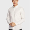 Solid Риза 21103247 Бял Slim Fit за Мъже цена