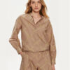 TWINSET Риза 241TP2730 Бежов Straight Fit за Жени цена