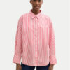 Tom Tailor Denim Риза Striped loose-fit shirt 1040551 Червен Regular Fit за Жени цена