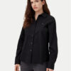 Tommy Hilfiger Риза WW0WW44084 Черен Regular Fit за Жени цена