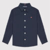 Tommy Hilfiger Риза Solid Poplin KB0KB06965 M Тъмносин Slim Fit за Момчета цена
