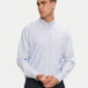 United Colors Of Benetton Риза 5FGBUQ04C Светлосиньо Regular Fit за Мъже цена