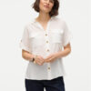 Vero Moda Риза Bumpy 10310139 Бял Regular Fit за Жени цена