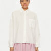 Weekend Max Mara Риза Aureo 2515111071 Бял Oversize за Жени цена