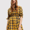 Desigual Рокля тип риза Verona 22WWVW69 Жълт Regular Fit за Жени цена