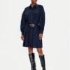 Lauren Ralph Lauren Рокля тип риза 250940280001 Тъмносин Relaxed Fit за Жени цена