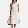 Polo Ralph Lauren Рокля тип риза 211965853001 Бял Regular Fit за Жени цена