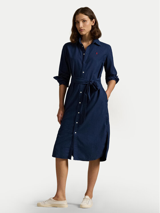 Рокля тип риза Polo Ralph Lauren за Жени цена