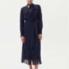 TWINSET Рокля тип риза 251TP2260 Тъмносин Loose Fit за Жени цена