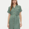Vero Moda Рокля тип риза Bumpy 10325828 Зелен Loose Fit за Жени цена