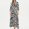 YAS Рокля тип риза Savanna 26022663 Бежов Loose Fit за Жени цена