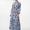 YAS Рокля тип риза Savanna 26022663 Син Loose Fit за Жени цена