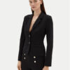Motivi Сако Q602Q000735N Черен Slim Fit за Жени цена