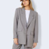 Noisy May Сако Milla 27023367 Сив Oversize цвят на ниска цена