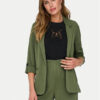 ONLY Сако Marsa 15308084 Зелен Loose Fit за Жени цена