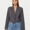 ONLY Сако Lalana 15334248 Сив Boxy Fit за Жени цена