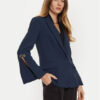TWINSET Сако 242TP2350 Тъмносин Regular Fit за Жени цена