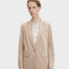Tom Tailor Сако 1032858 Бежов Regular Fit за Жени цена