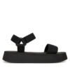 Calvin Klein Jeans Сандали Sandal Velcro Webbing Mg YW0YW01693 Черен цвят на ниска цена