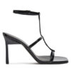 Calvin Klein Сандали Heel Gladi Sandal 90 Pat HW0HW02312 Черен за Жени цена