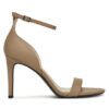 Calvin Klein Сандали Heel Sandal 90 - Lth HW0HW02337 Бежов за Жени цена