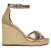 Tommy Hilfiger Сандали Flag Metallic High Wedge Espad FW0FW08811 Златист за Жени цена