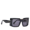 Max Mara Слънчеви очила MM0124 01A Черен за Жени цена