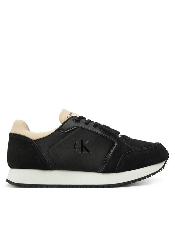 Calvin Klein Jeans Сникърси Runner Laceup Low Mg Media YW0YW01644 Черен за Жени цена