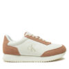 Calvin Klein Jeans Сникърси Runner Laceup Low Mix Mg YW0YW01798 Бял за Жени цена