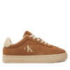 Calvin Klein Jeans Сникърси Classic Cupsole Laceup Wt Wm YW0YW01833 Кафяв за Жени цена